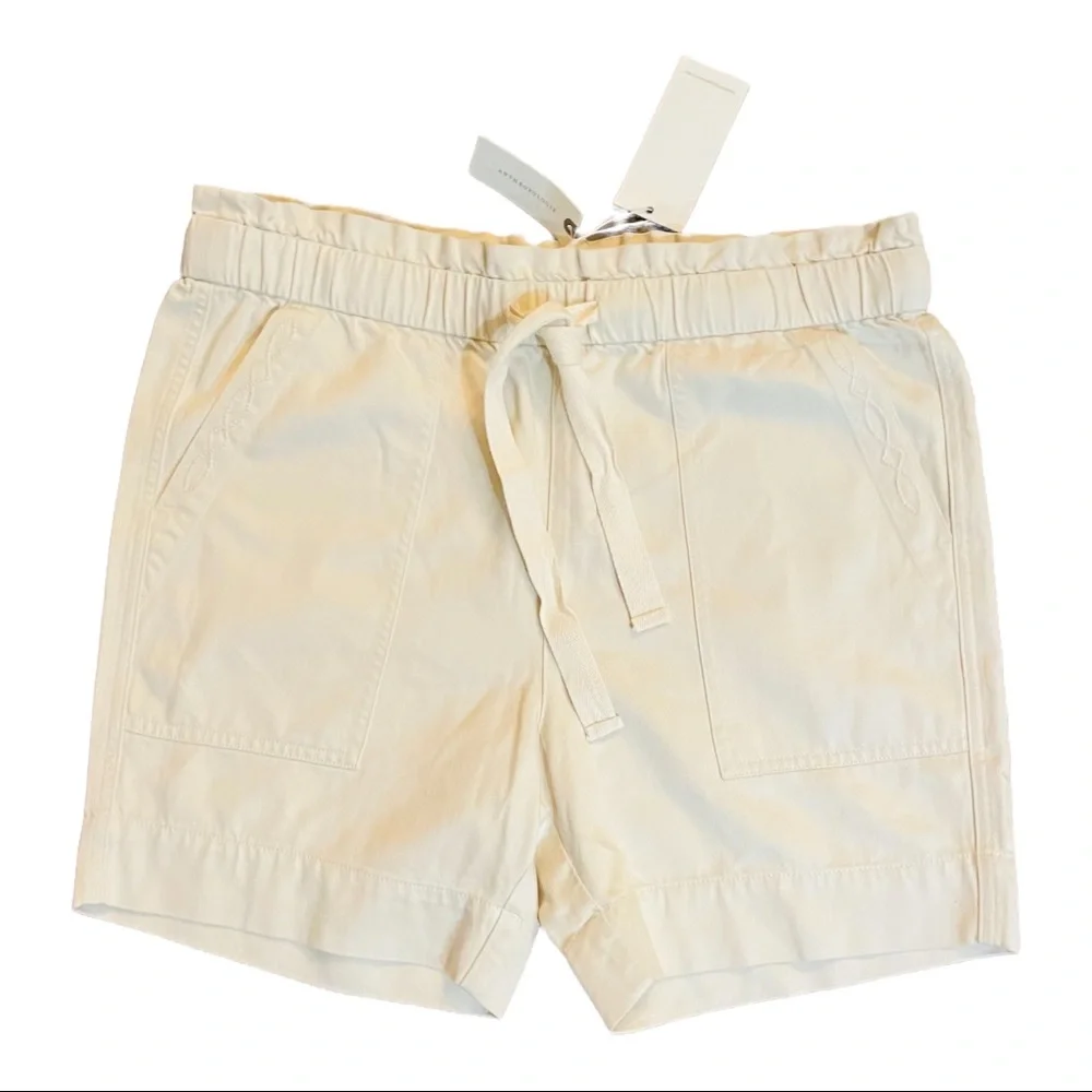 NWT FRYE ANTHROPOLOGIE Pascale Paperbag-Waisted Shorts Size 28